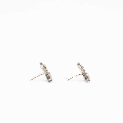Iconic Crystal Earrings Silver