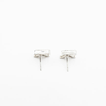 Iconic Crystal Earrings Silver