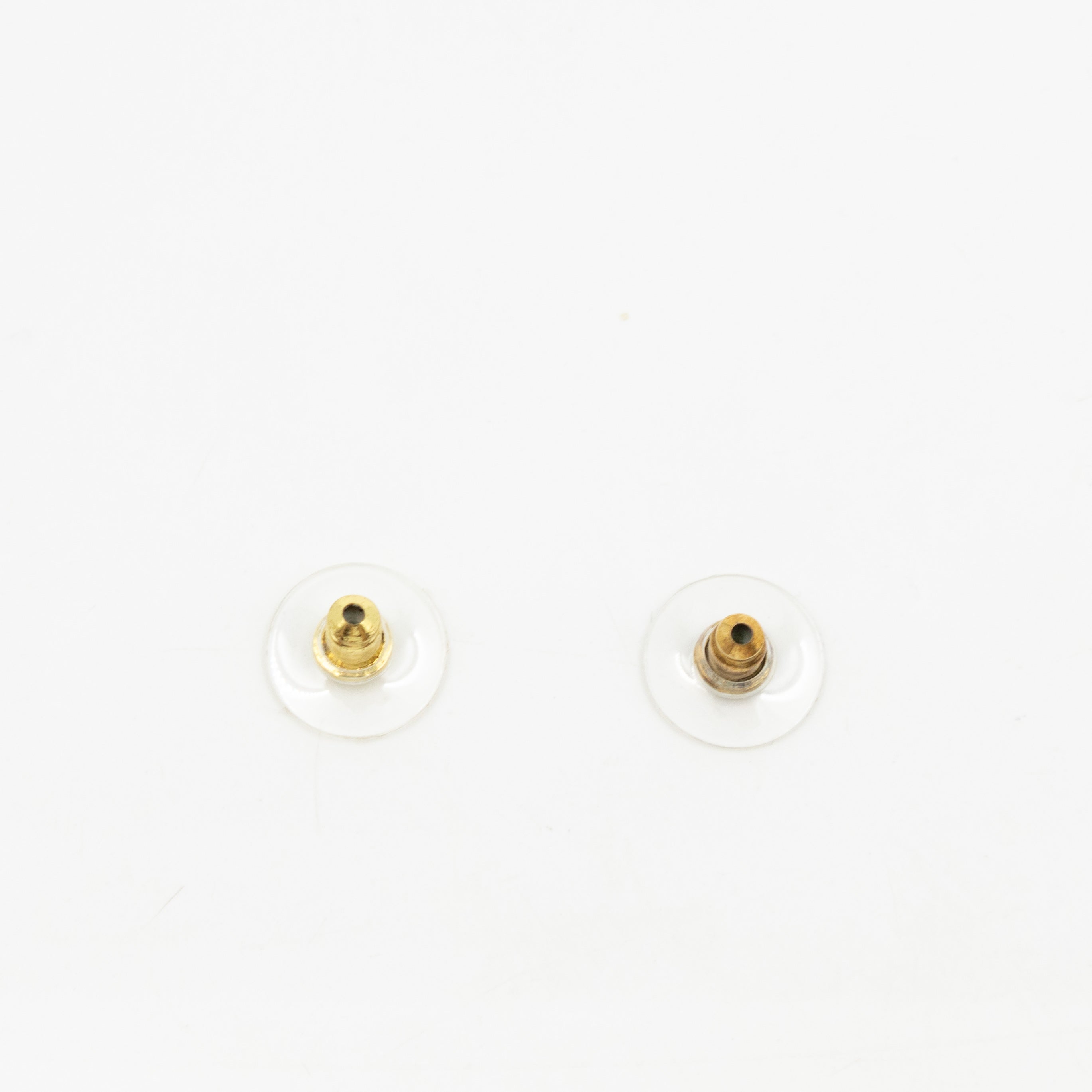 Perfume Bottle 5 Pearl Drop Earrings White Light Gold