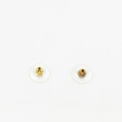 Perfume Bottle 5 Pearl Drop Earrings White Light Gold
