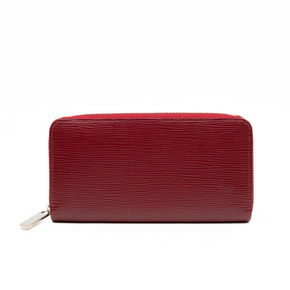 Zippy Wallet Fuchsia Epi Leather