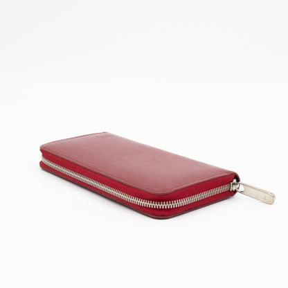 Zippy Wallet Fuchsia Epi Leather