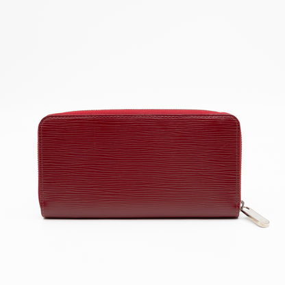 Zippy Wallet Fuchsia Epi Leather