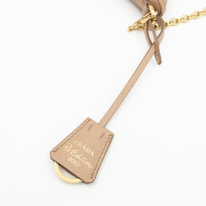 Re-Edition 2005 Cameo Beige Saffiano Leather