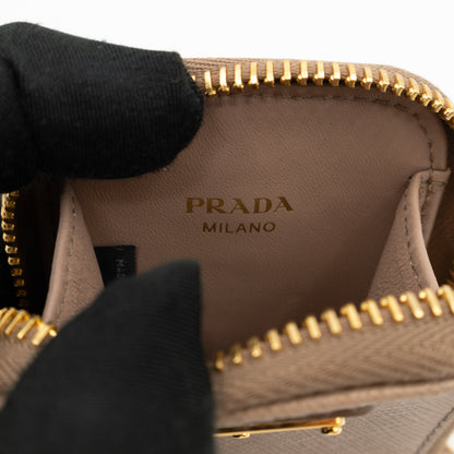 Re-Edition 2005 Cameo Beige Saffiano Leather