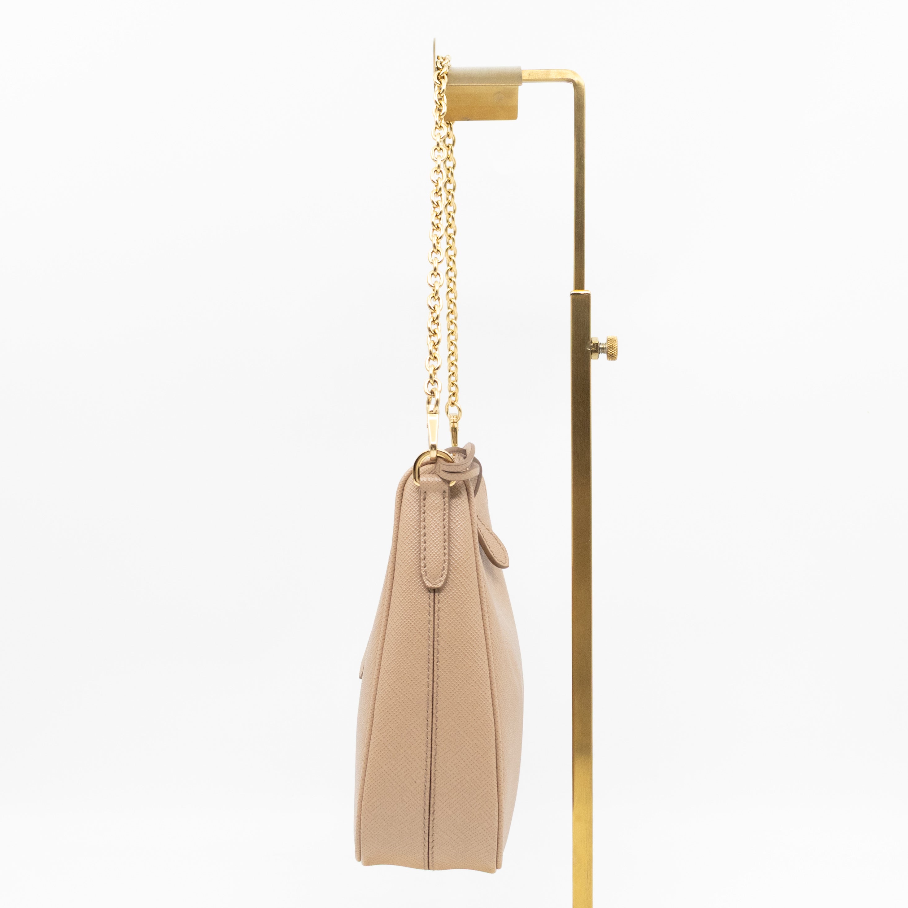 Re-Edition 2005 Cameo Beige Saffiano Leather