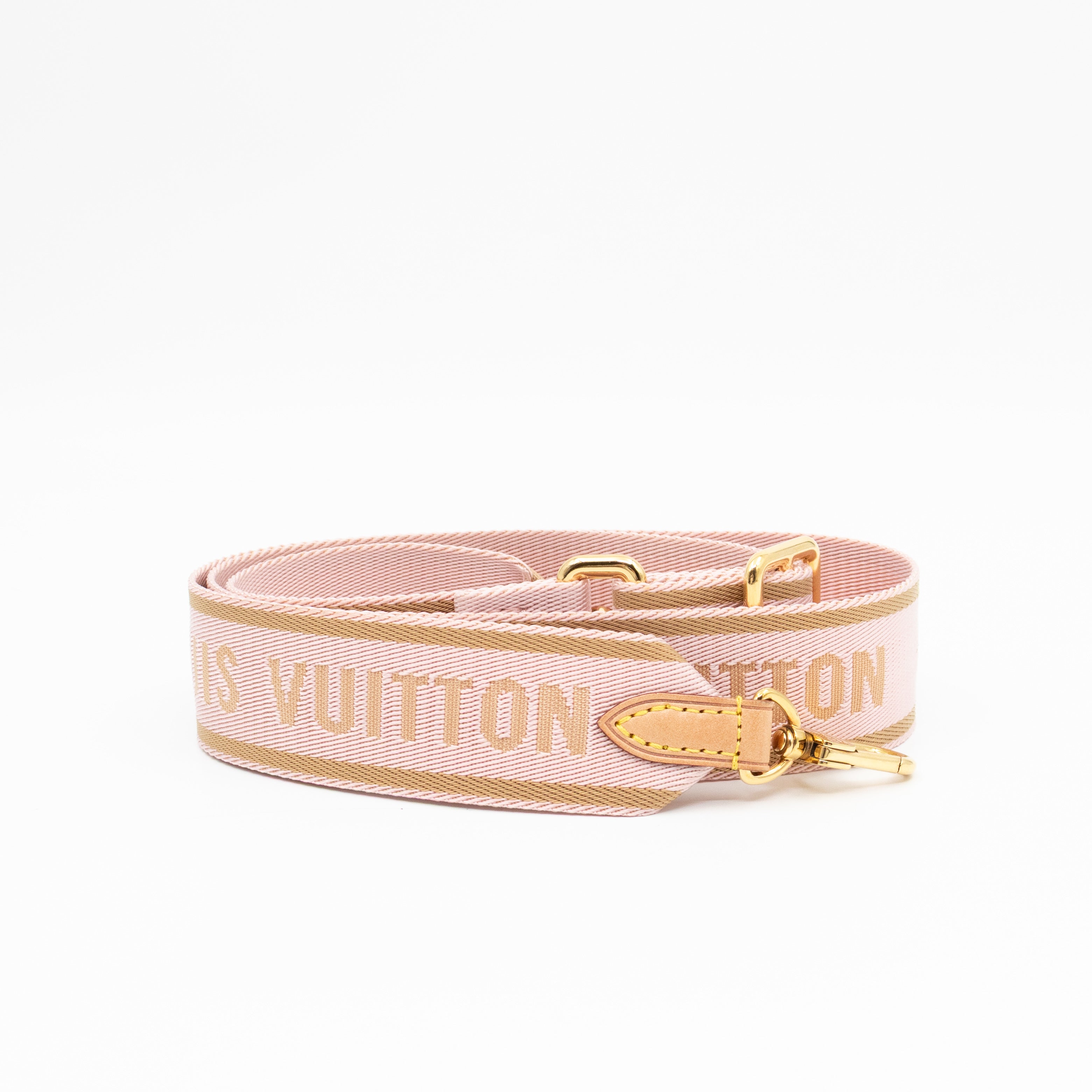 Bandoulière Shoulder Strap Pink Nylon