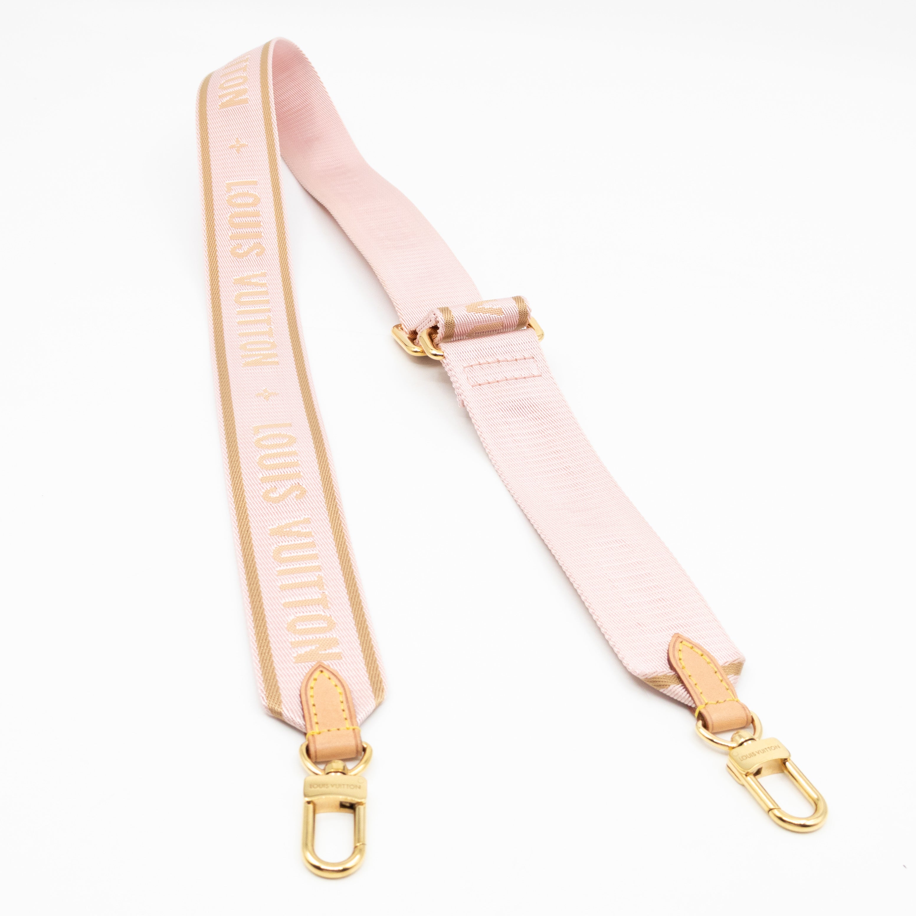 Bandoulière Shoulder Strap Pink Nylon