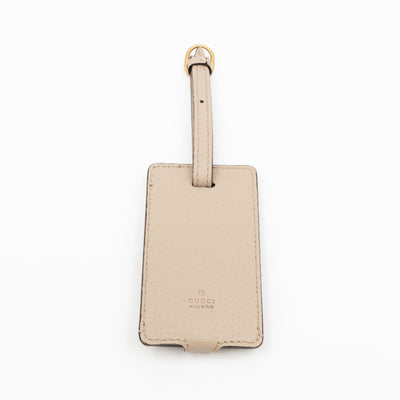 Savoy Medium Duffle Bag GG Supreme Beige Leather