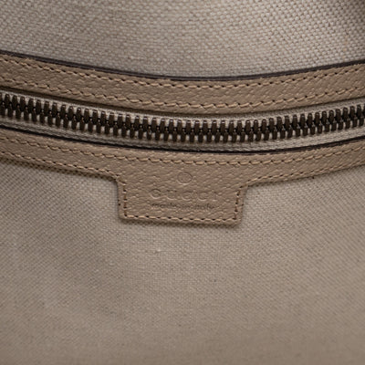 Savoy Medium Duffle Bag GG Supreme Beige Leather