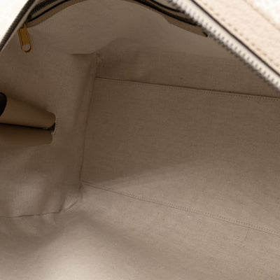 Savoy Medium Duffle Bag GG Supreme Beige Leather