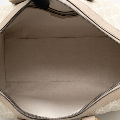 Savoy Medium Duffle Bag Beige GG Supreme