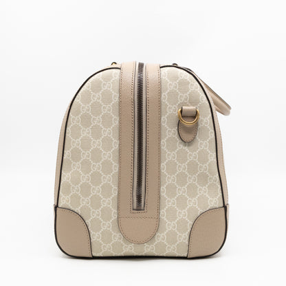 Savoy Medium Duffle Bag Beige GG Supreme