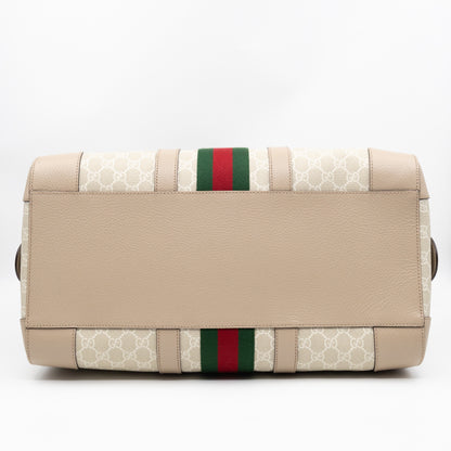 Savoy Medium Duffle Bag Beige GG Supreme