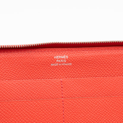 Soie-Cool Wallet Rose Jaipur Epsom Leather & Silk