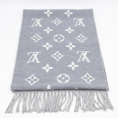 All About Monogram Scarf Gris Clair