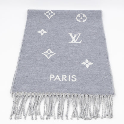 All About Monogram Scarf Gris Clair