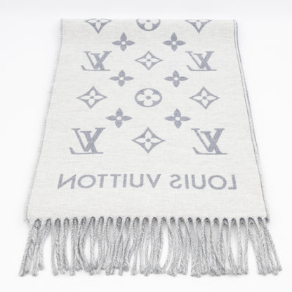 All About Monogram Scarf Gris Clair