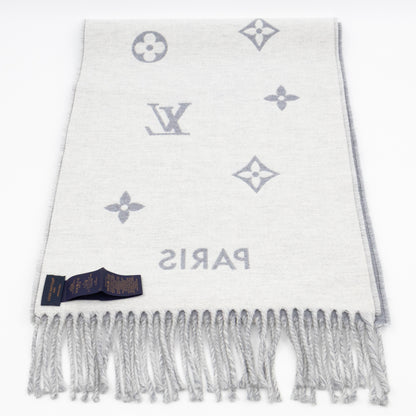 All About Monogram Scarf Gris Clair
