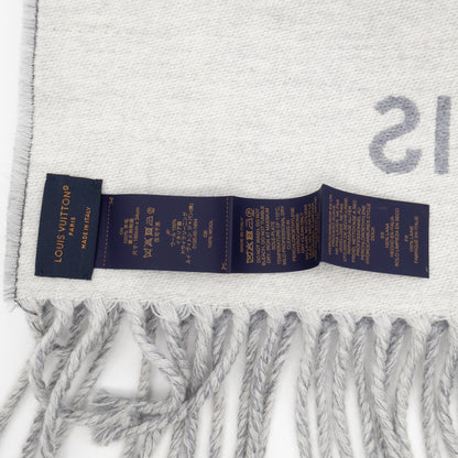 All About Monogram Scarf Gris Clair