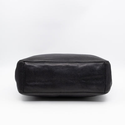 Vintage CC Flap Tote Black Caviar