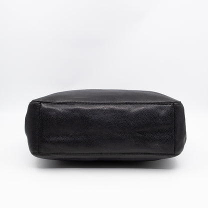 Vintage CC Flap Tote Black Caviar