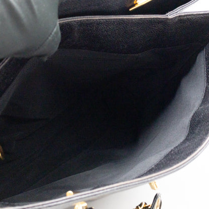 Vintage CC Flap Tote Black Caviar