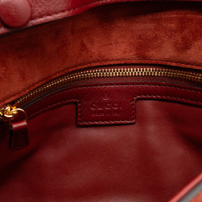 Blondie Small Shoulder Bag Red Suede