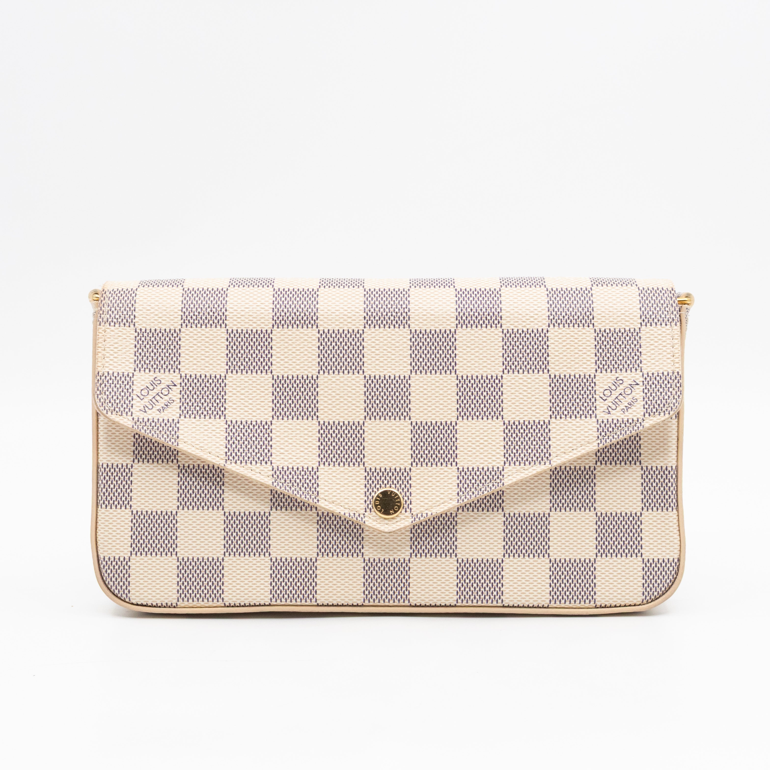 Pochette Felicie Damier Azur