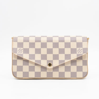 Pochette Felicie Damier Azur