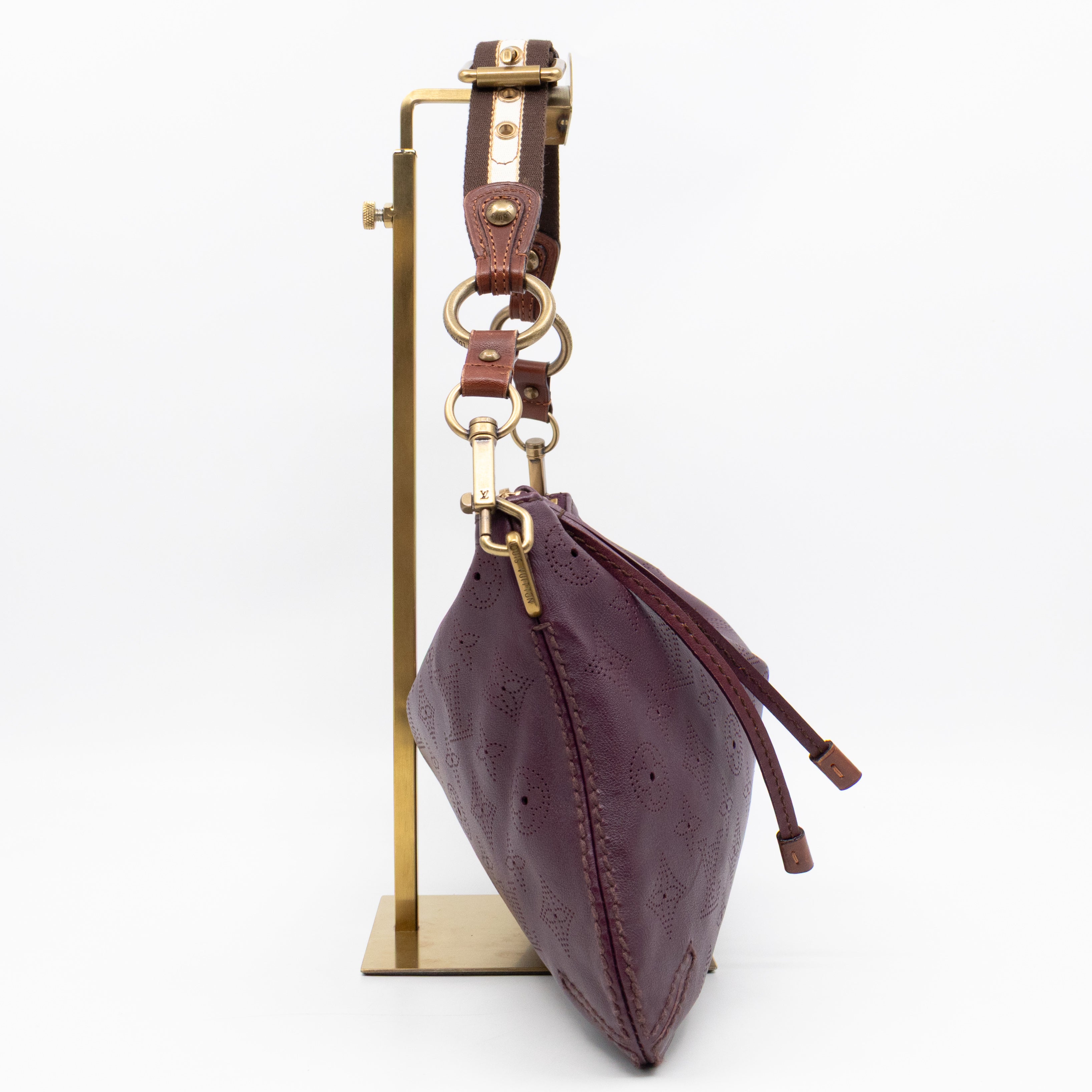 Pochette Onatah Mahina Leather Aubergine
