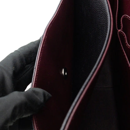 Classic Double Flap Jumbo Black Caviarskin Leather Silver