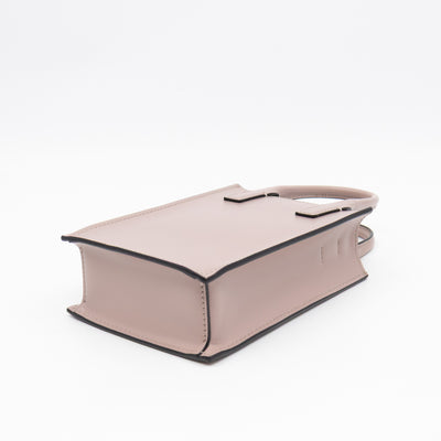 Mini VLogo Walk Tote Poudre Calfskin Leather