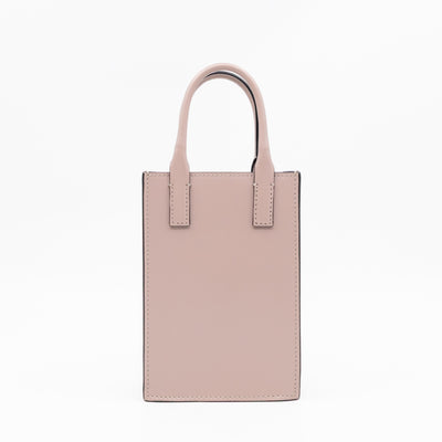 Mini VLogo Walk Tote Poudre Calfskin Leather
