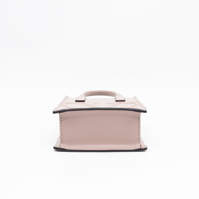 Mini VLogo Walk Tote Poudre Calfskin Leather