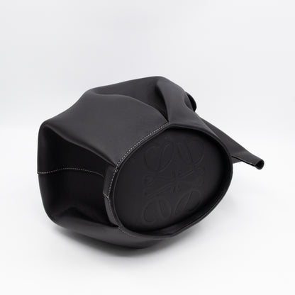 Large Elephant Bag Black Leather