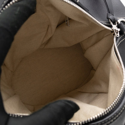 Large Elephant Bag Black Leather