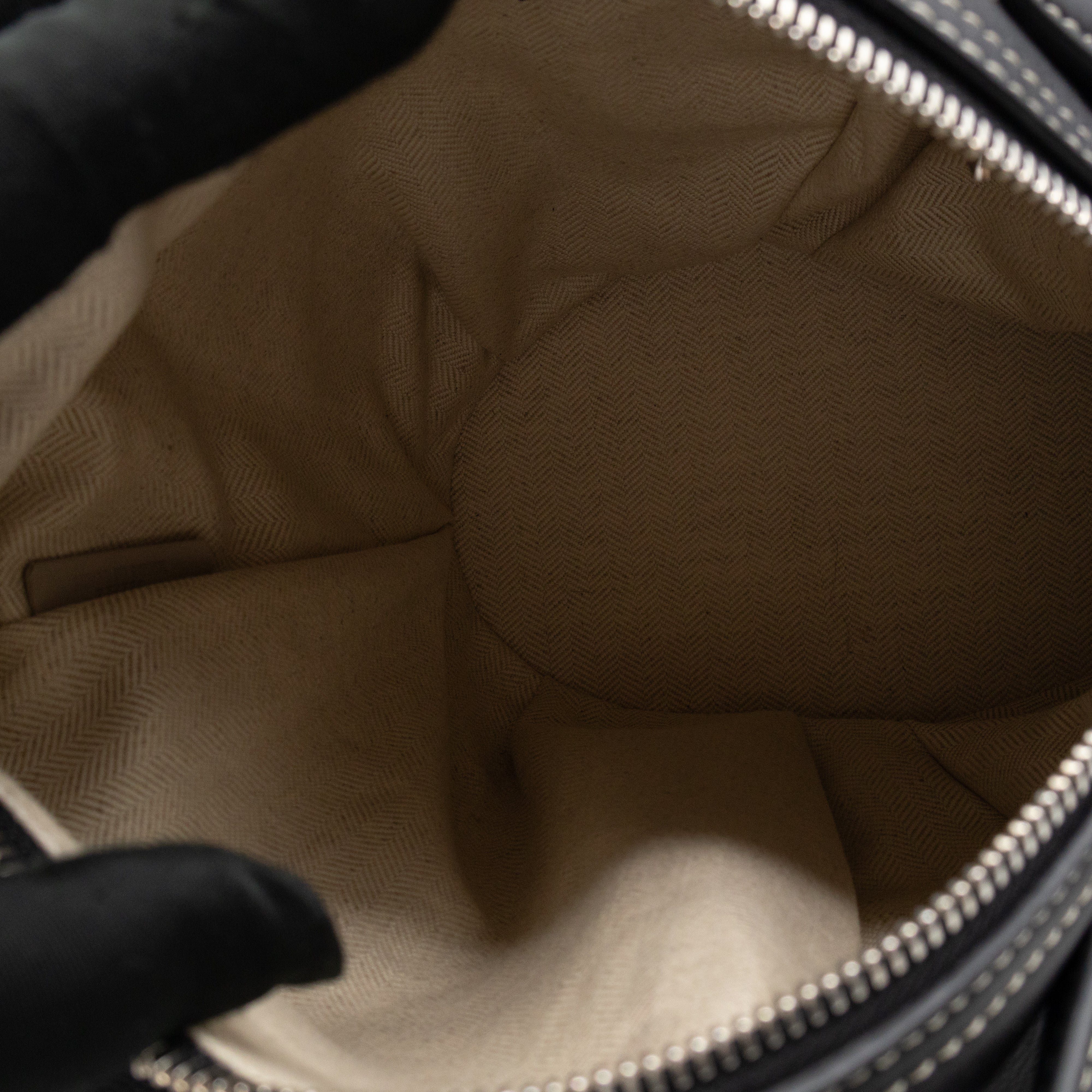 Large Elephant Bag Black Leather