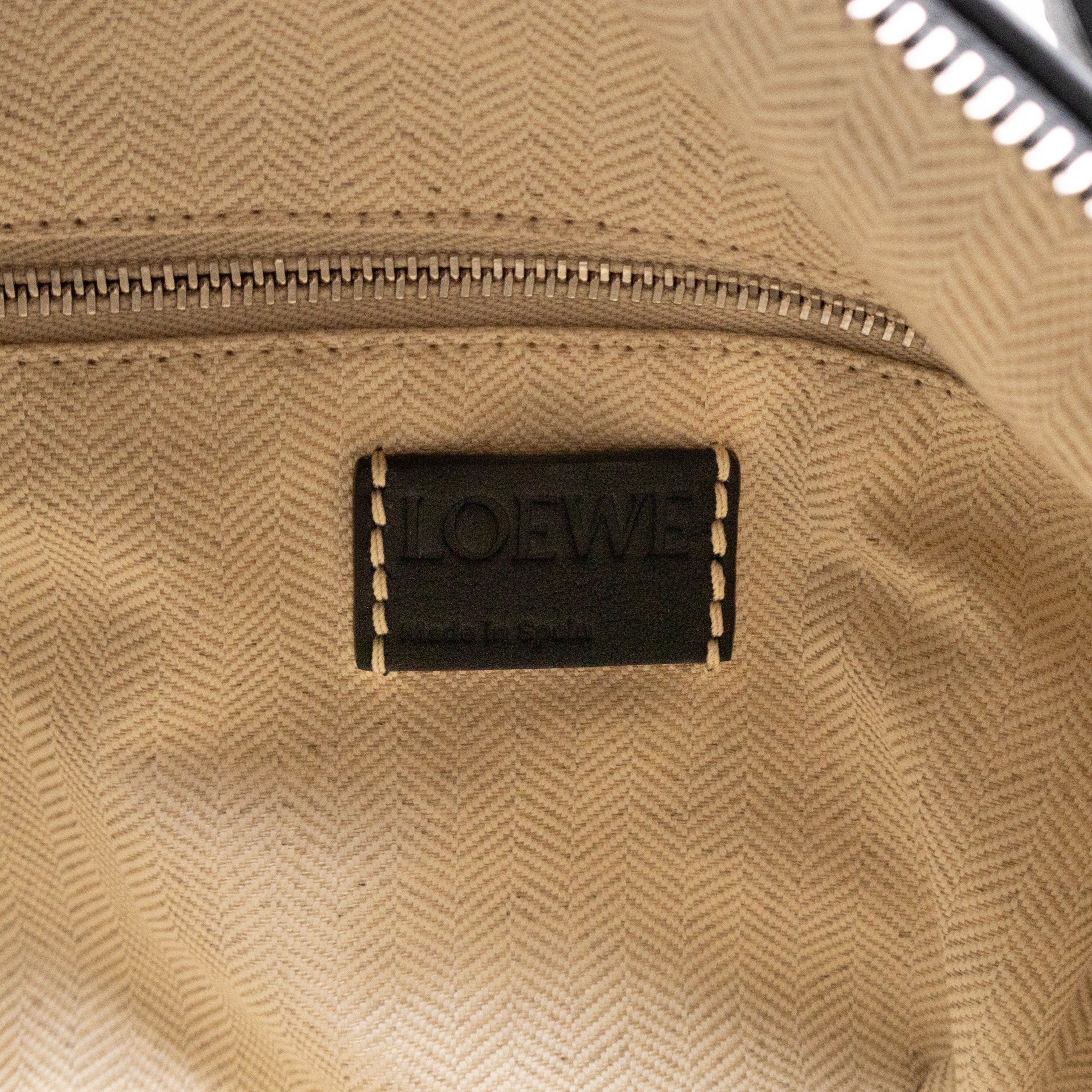 Large Elephant Bag Black Leather