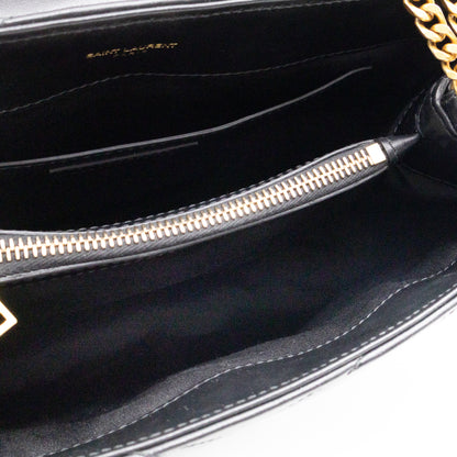 Loulou Small Black Leather