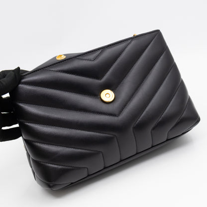Loulou Small Black Leather