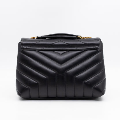Loulou Small Black Leather