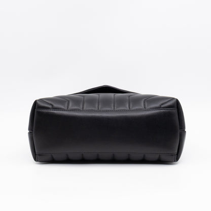 Loulou Small Black Leather