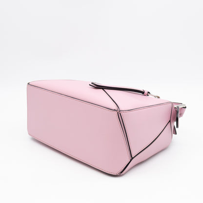 Puzzle Small Bag Pastel Pink Leather