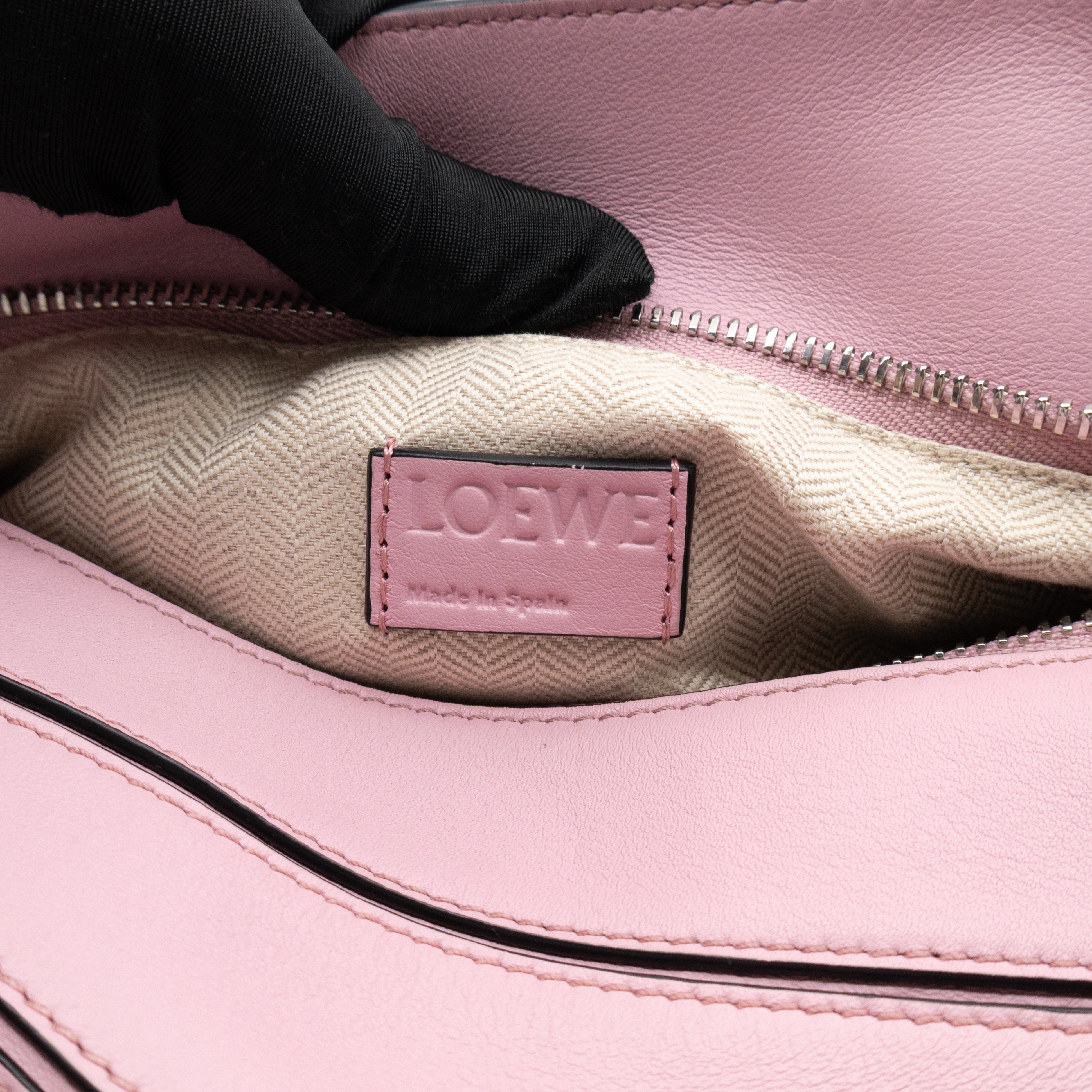 Puzzle Small Bag Pastel Pink Leather