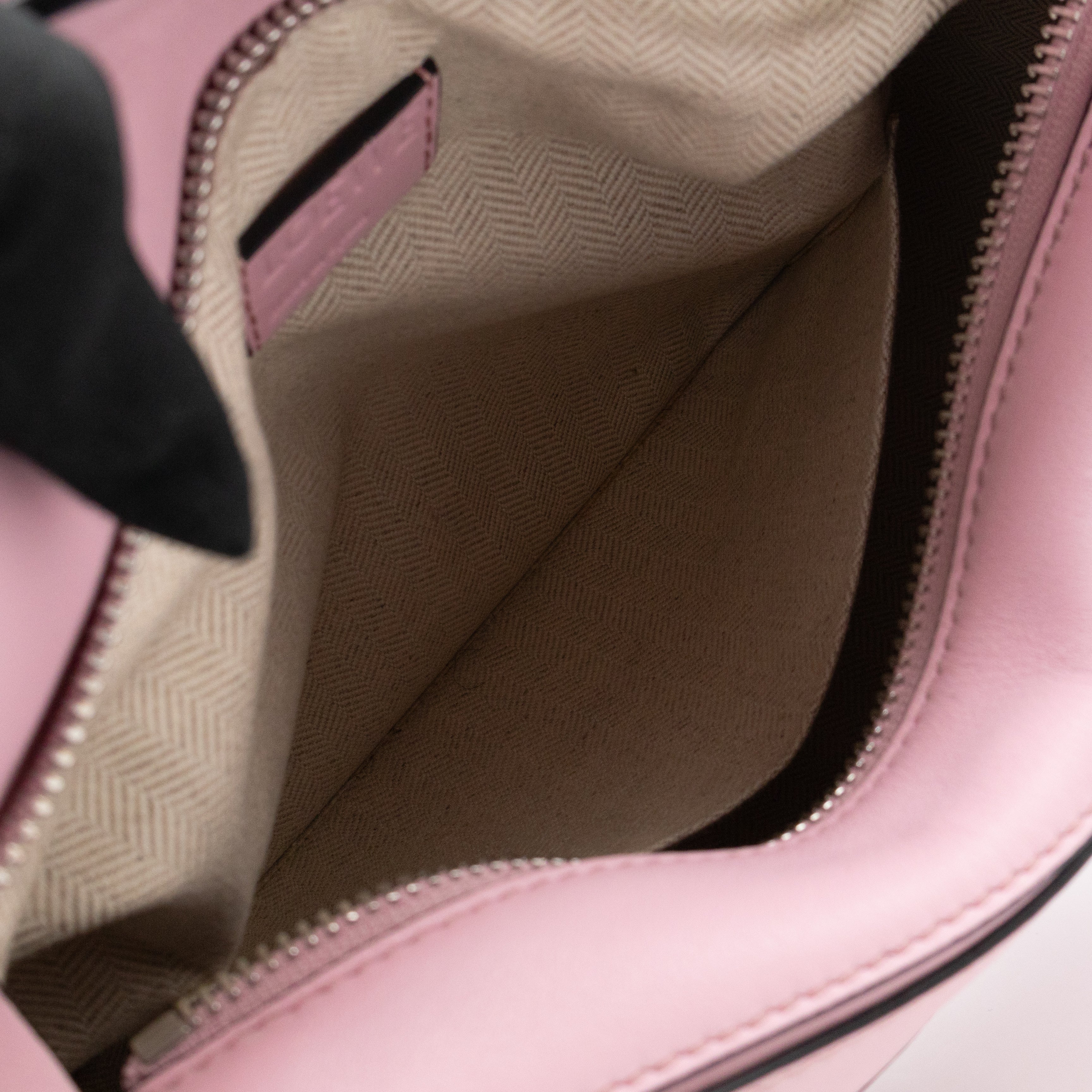 Puzzle Small Bag Pastel Pink Leather