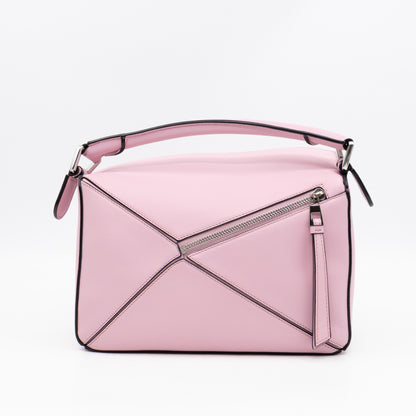 Puzzle Small Bag Pastel Pink Leather