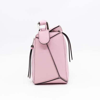 Puzzle Small Bag Pastel Pink Leather