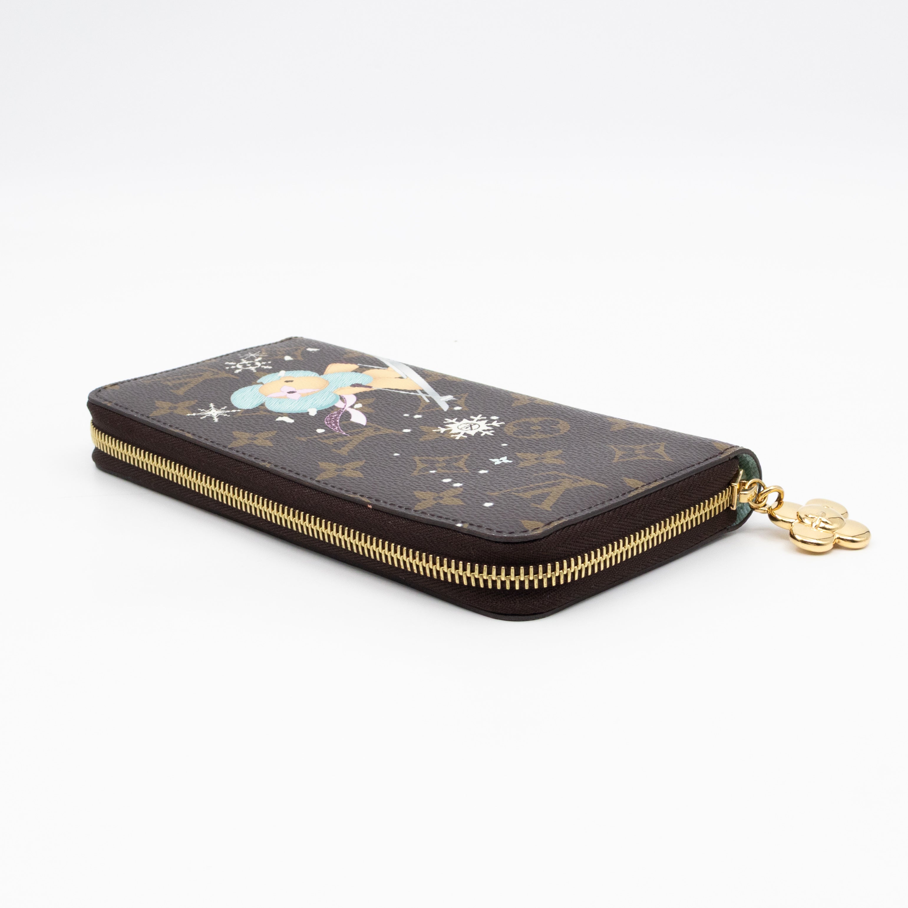 Zippy Wallet Snow Show Monogram