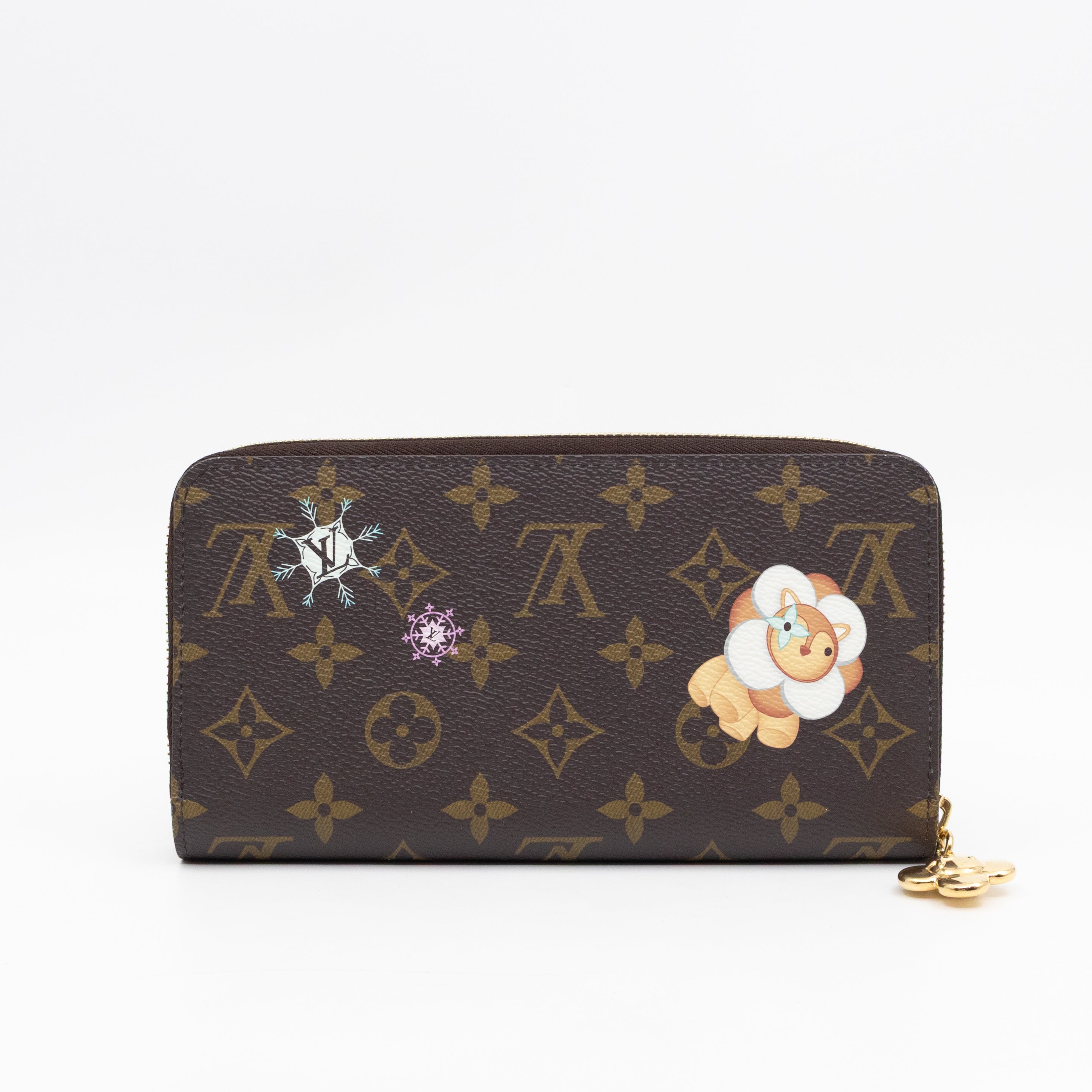 Zippy Wallet Snow Show Monogram